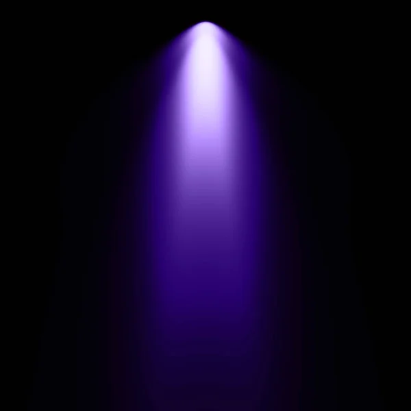 Violet Light Black Background Spotlight Background — Stock Photo, Image