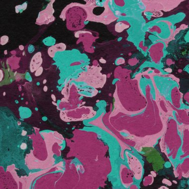 Soyut renkli mermer desenli yüzey