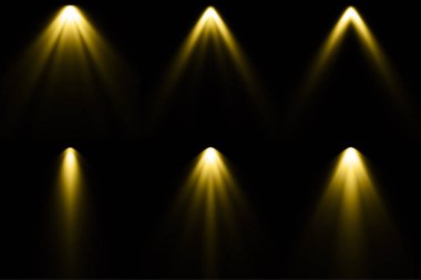 Siyah arka plan, Spot arka plan, sarı ışık