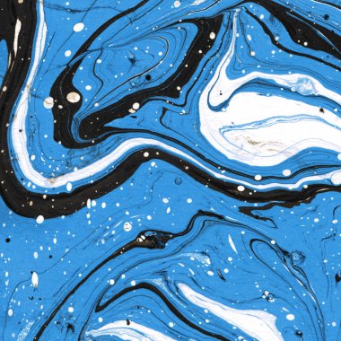 Soyut renkli mermer desenli yüzey