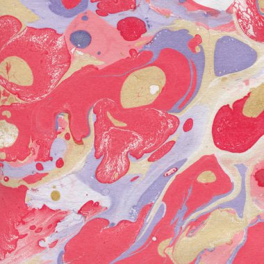 Soyut renkli mermer desenli yüzey