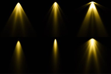 Siyah arka plan, Spot arka plan, sarı ışık