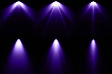 Mor siyah arka plan, Spot arka plan ışık