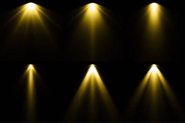 Siyah arka plan, Spot arka plan, sarı ışık