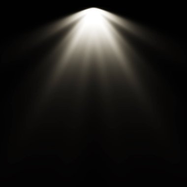 Beyaz siyah arka plan, ışık Spot arka plan