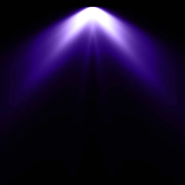 Violet Light Black Background Spotlight Background — Stock Photo, Image