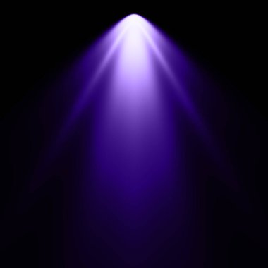 Mor siyah arka plan, Spot arka plan ışık