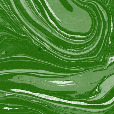 Arkaplan olarak yaratıcı yeşil mermer yüzey  