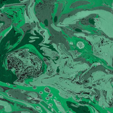 Arkaplan olarak yaratıcı yeşil mermer yüzey  