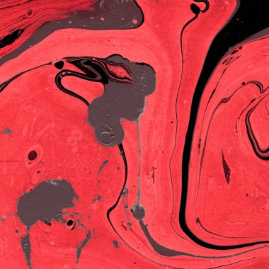 Soyut renkli mermer desenli yüzey