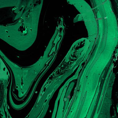 Arkaplan olarak yaratıcı yeşil mermer yüzey  