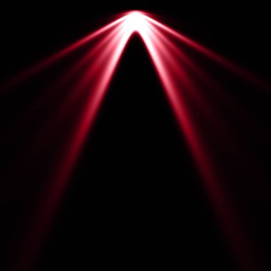 Siyah arka plan, Spot arka plan kırmızı ışığa