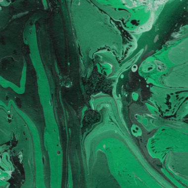 Arkaplan olarak yaratıcı yeşil mermer yüzey  