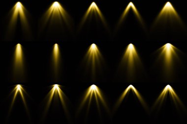 Siyah arka plan, Spot arka plan, sarı ışık