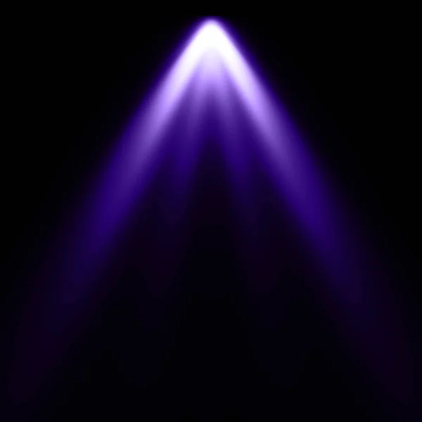 Violet Light Black Background Spotlight Background — Stock Photo, Image