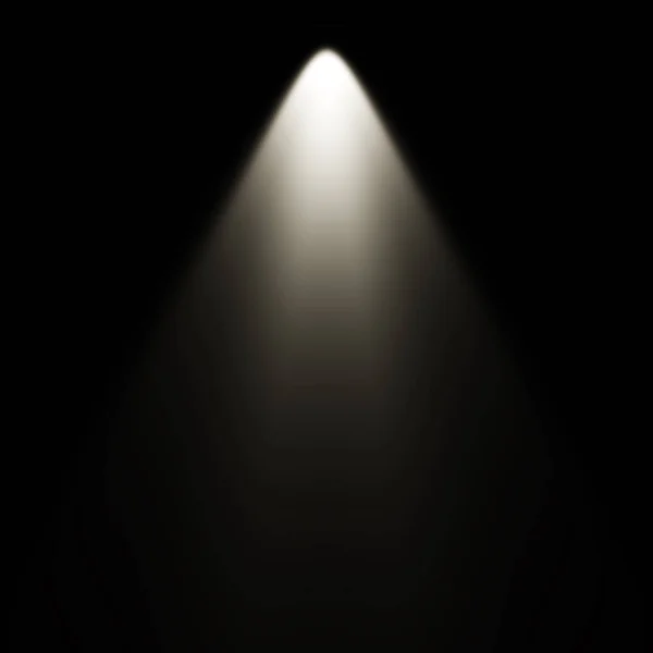 Weißes Licht Auf Schwarzem Hintergrund Scheinwerferhintergrund — Stockfoto