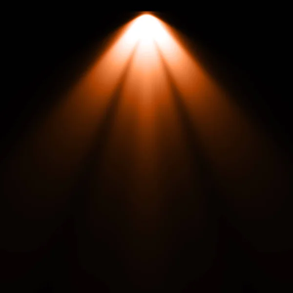 Помаранчеве Світло Чорному Фоні Точковий Фон — стокове фото