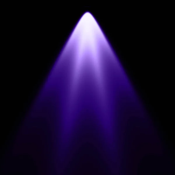 黑色背景的紫罗兰灯 聚光灯背景 — 图库照片