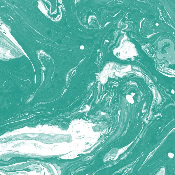 背景として創造的な緑の大理石の表面 — ストック写真