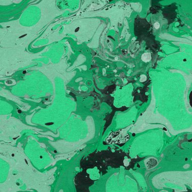 Arkaplan olarak yaratıcı yeşil mermer yüzey  