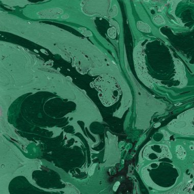 Arkaplan olarak yaratıcı yeşil mermer yüzey  