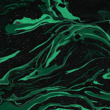 Arkaplan olarak yaratıcı yeşil mermer yüzey  