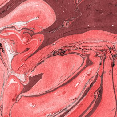 Soyut renkli mermer desenli yüzey