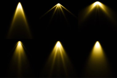 Siyah arka plan, Spot arka plan, sarı ışık