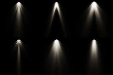 Beyaz siyah arka plan, ışık Spot arka plan