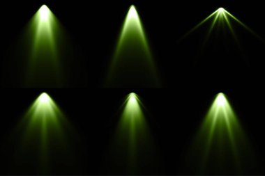 Siyah arka plan, Spot arka plan, yeşil ışık