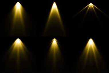 Siyah arka plan, Spot arka plan, sarı ışık