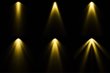 Siyah arka plan, Spot arka plan, sarı ışık