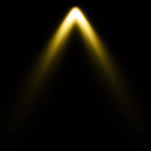 Siyah Arka Plan Spot Arka Plan Sarı Işık — Stok fotoğraf