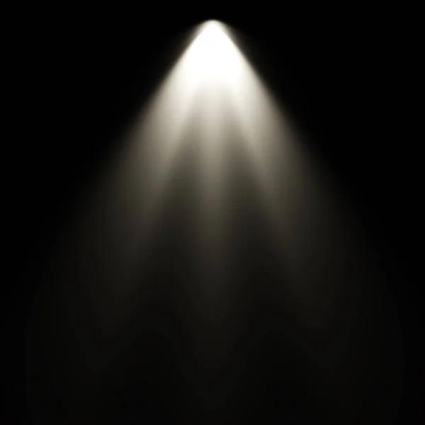 White Light Black Background Spotlight Background — Stock Photo, Image