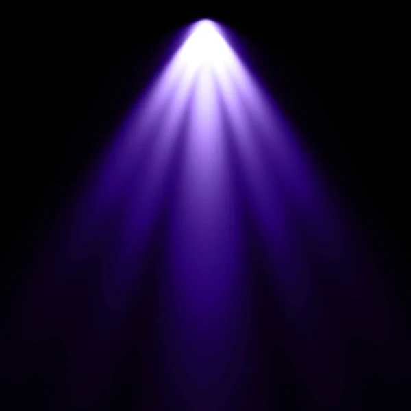 Violet Light Black Background Spotlight Background — Stock Photo, Image