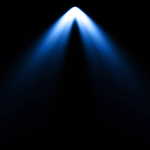 Blue Spotlight Dark Background — Stock Photo, Image