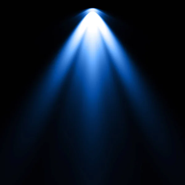 Blue Light Black Background Spotlight Background — Stock Photo, Image
