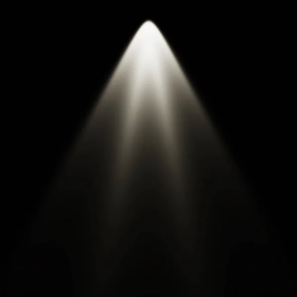 Белый Свет Черном Фоне Подсветка — стоковое фото