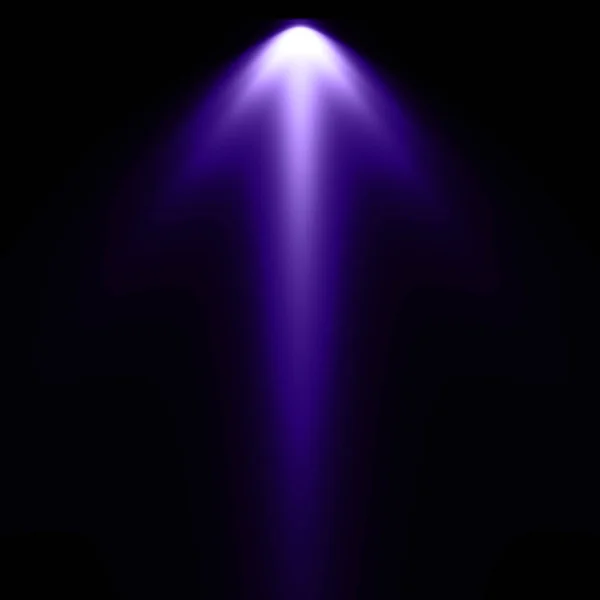 Violet Light Black Background Spotlight Background — Stock Photo, Image