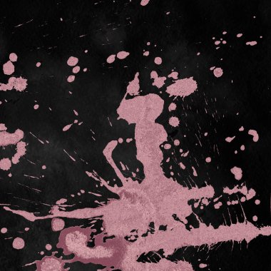 Mor fırça darbeleri ile soyut suluboya dokulu zemin