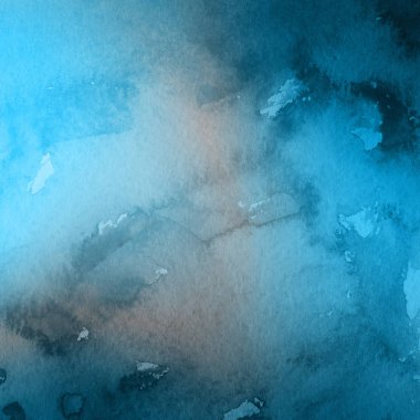 Suluboya boya lekeleri ile renkli soyut zemin