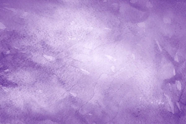水彩画のテクスチャを持つ抽象的な紫色の背景 — ストック写真