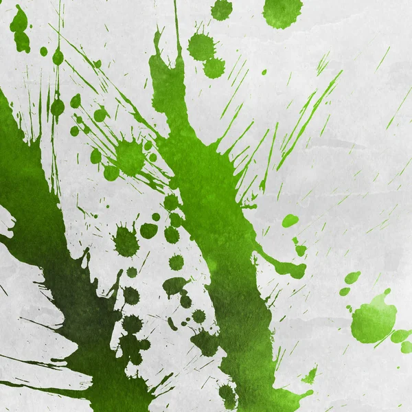Absztrakt Háttér Zöld Akvarell Festék Minta — Stock Fotó