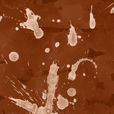 kahverengi suluboya boya desenli soyut arka plan