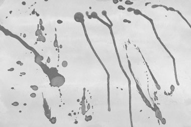 Boya lekeleri ile soyut suluboya grungy gri arka plan