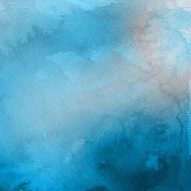 Boya lekeleri ve konturlar ile soyut suluboya arka plan