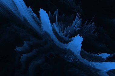 mavi parlak neon sıçramaları arka plan