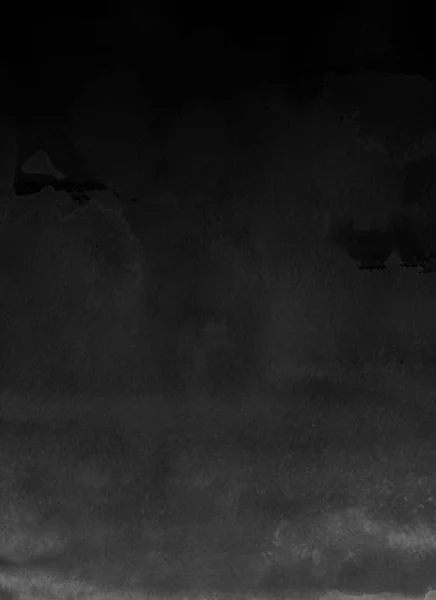 Fundal Abstract Negru Textura Vopselei Acuarelă — Fotografie, imagine de stoc