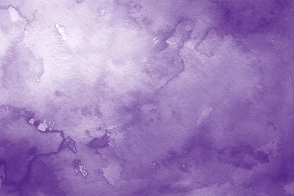 Abstract Purple Background Watercolor Paint Texture — Stock Photo, Image