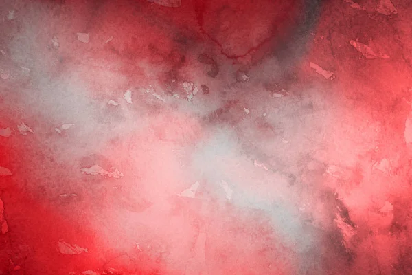 Absztrakt Piros Háttér Akvarell Festék Textúra — Stock Fotó